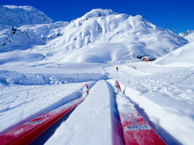 Cross-Country Skiing in St. Christoph, Austria