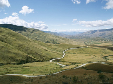 Cardrona Area, Skiing Area in Winter, Otago, South Island, New Zealand