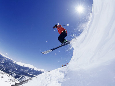 Man Skiing, Breckenridge, CO