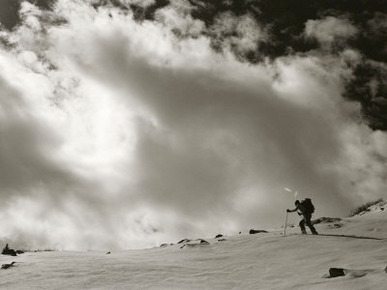 Backcountry Skiing on Hesperus Peak, San Juan Mountains, Colorado