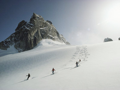 Powder Skiing in the Bugaboos