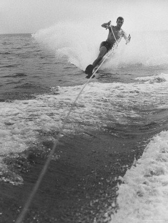 Prince Juan Carlos Water Skiing