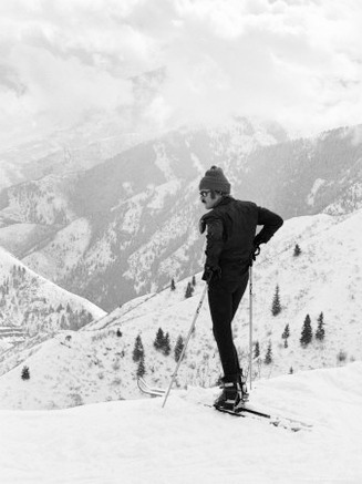 Actor Robert Redford Skiing