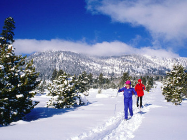 Cross Country Skiing in Hope Valley, USA