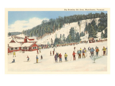 Skiing at Big Bromley, Manchester, Vermont