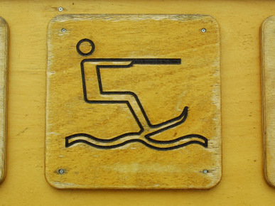 Water Skiing Sign