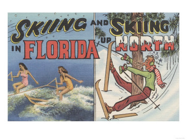 Florida - Water Skiing in Florida vs. Snow Skiing up North