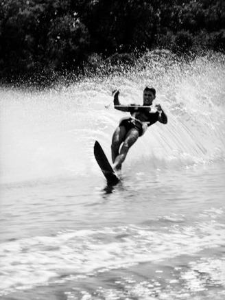 Apollo 8 Astronaut William Anders Water Skiing