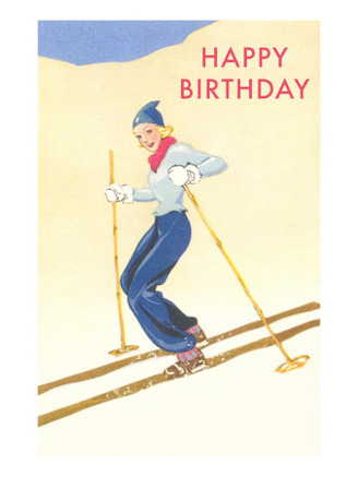 Happy Birthday, Lady Skiing